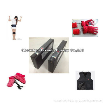 Rechargable Lithium Ion Battery For Heated Clothes , Ce / Rohs Approved